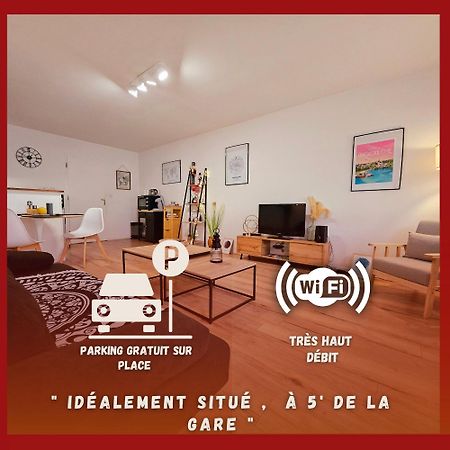 Appartement Cosy Proche Gare - Fibre Optique Et Parking Angoulême Exterior foto